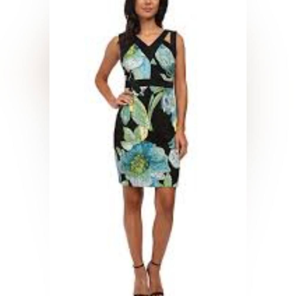 Tropical Midi Dress by Chaya sz 12